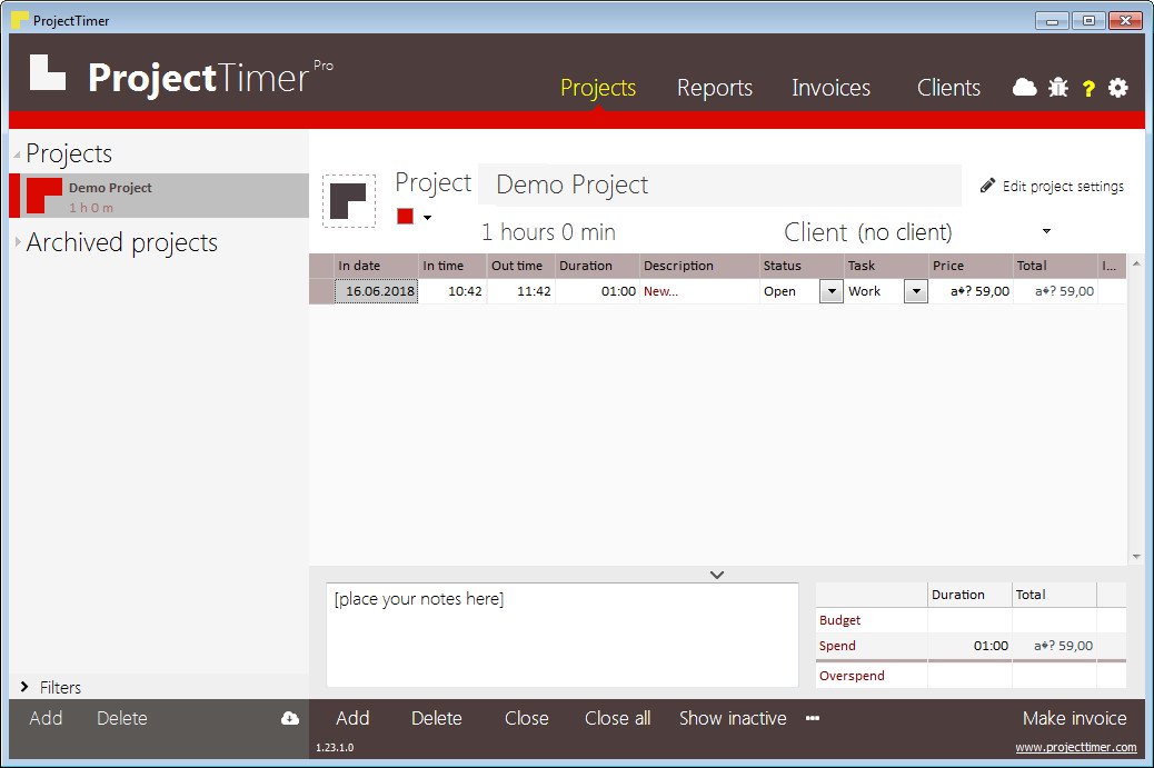 Dunes MultiMedia ProjectTimer 1.23.3.0