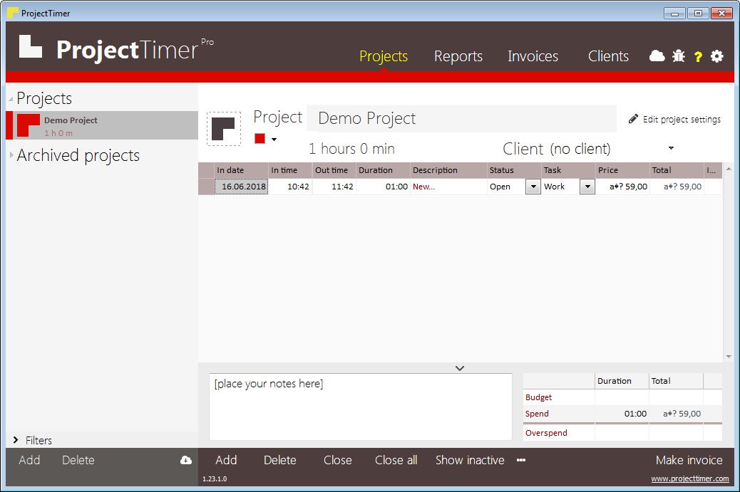 Dunes MultiMedia ProjectTimer 1.23.3.0
