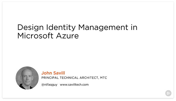 Design Identity Management in Microsoft Azure