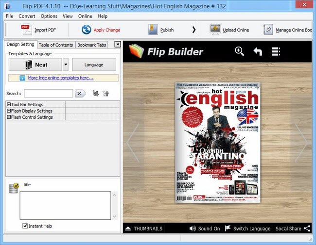 FlipBuilder Flip PDF 4.4.9.10 Multilingual