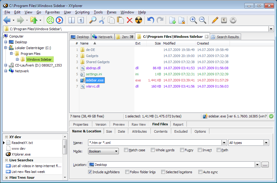 XYplorer 18.00.0000 Multilingual + Portable