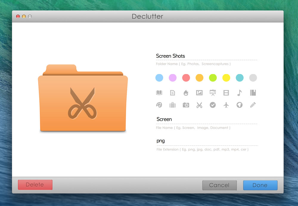 Declutter 2.4 MacOSX