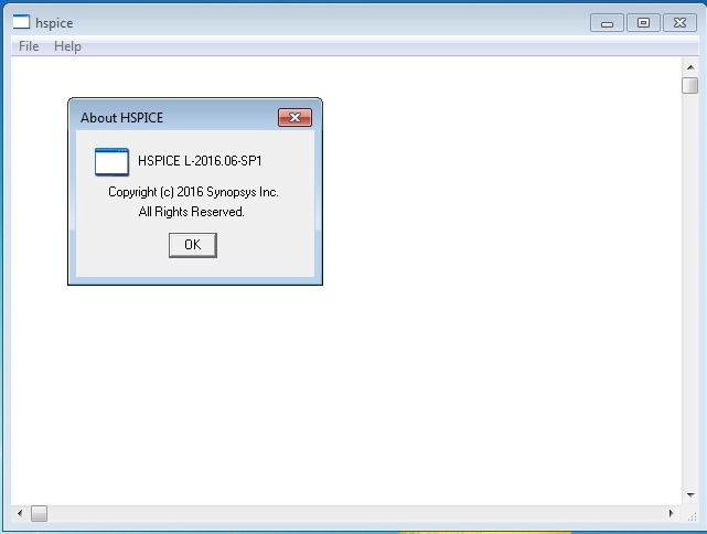 Synopsys hspice L-2016.06-SP1