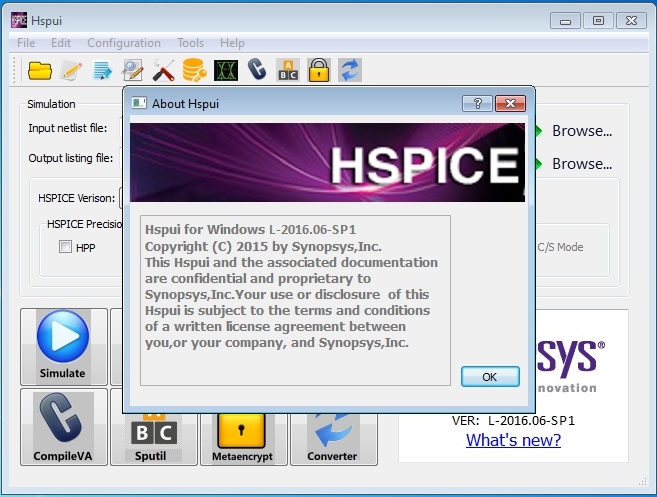 Synopsys hspice L-2016.06-SP1