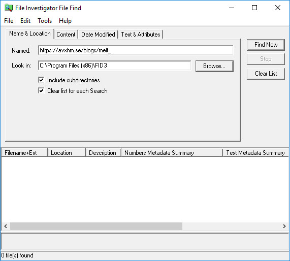 File Investigator Tools 3.18