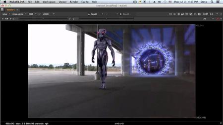 Compositing an Alien Portal in NUKE