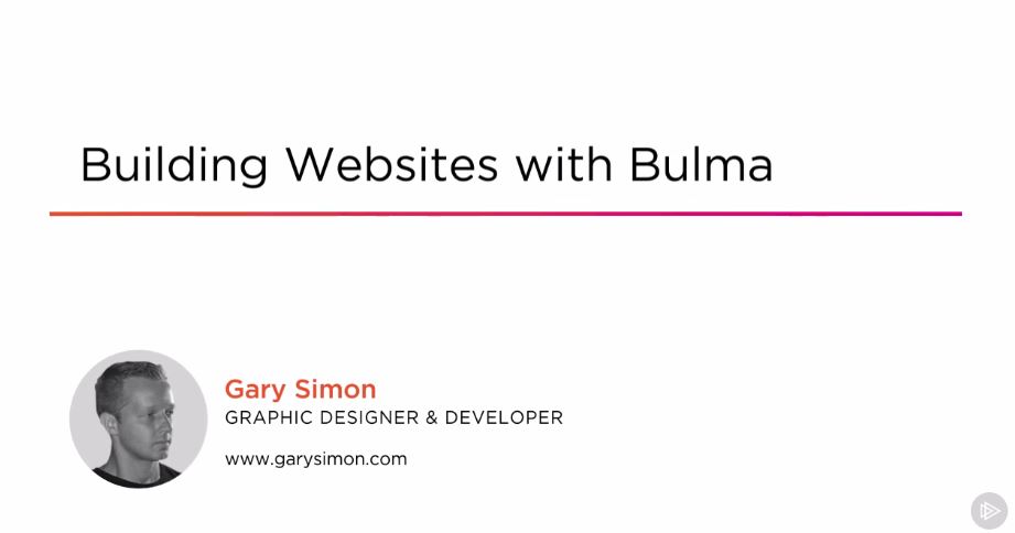Building Websites with Bulma