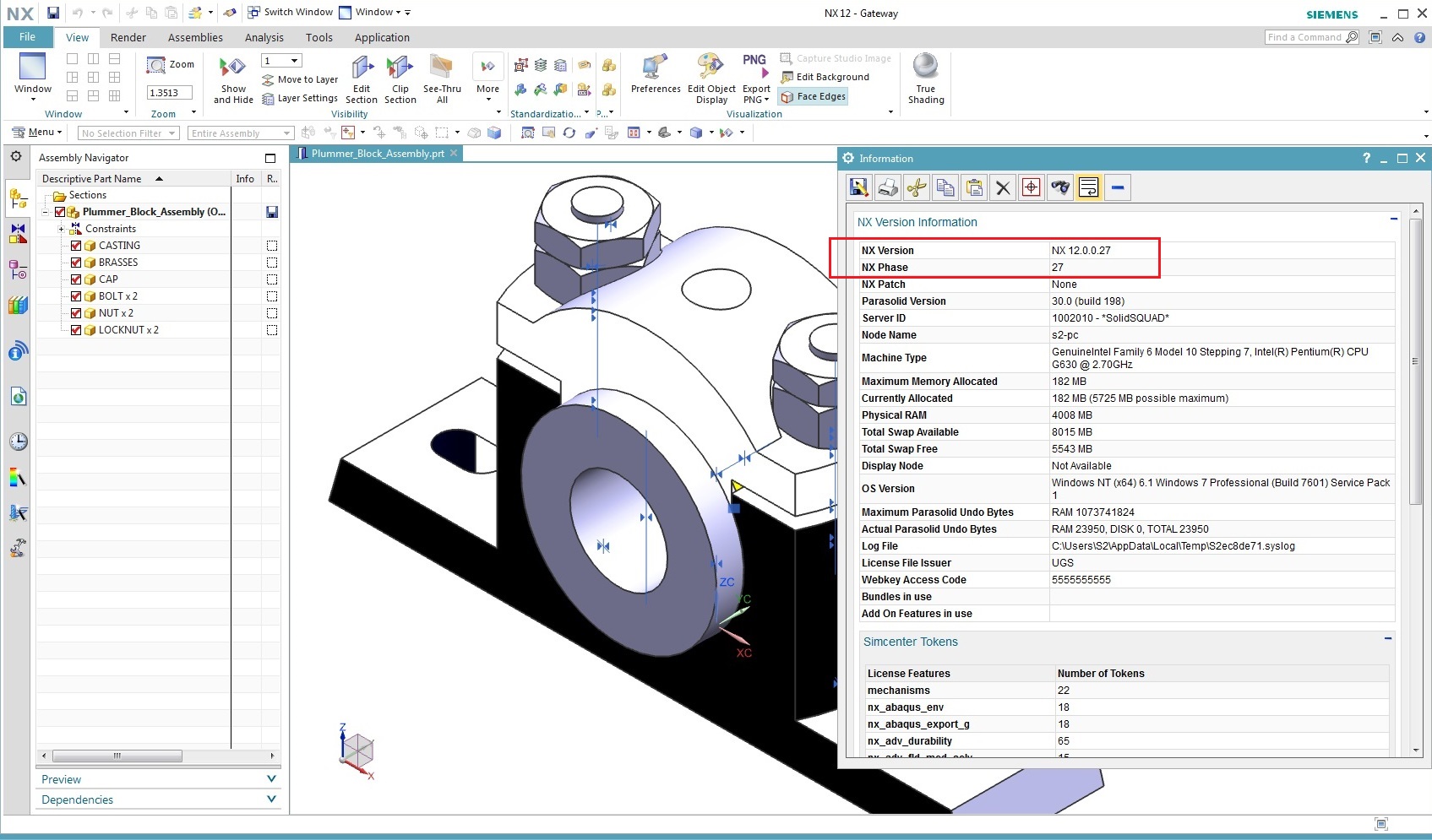 Siemens PLM NX 12.0.0