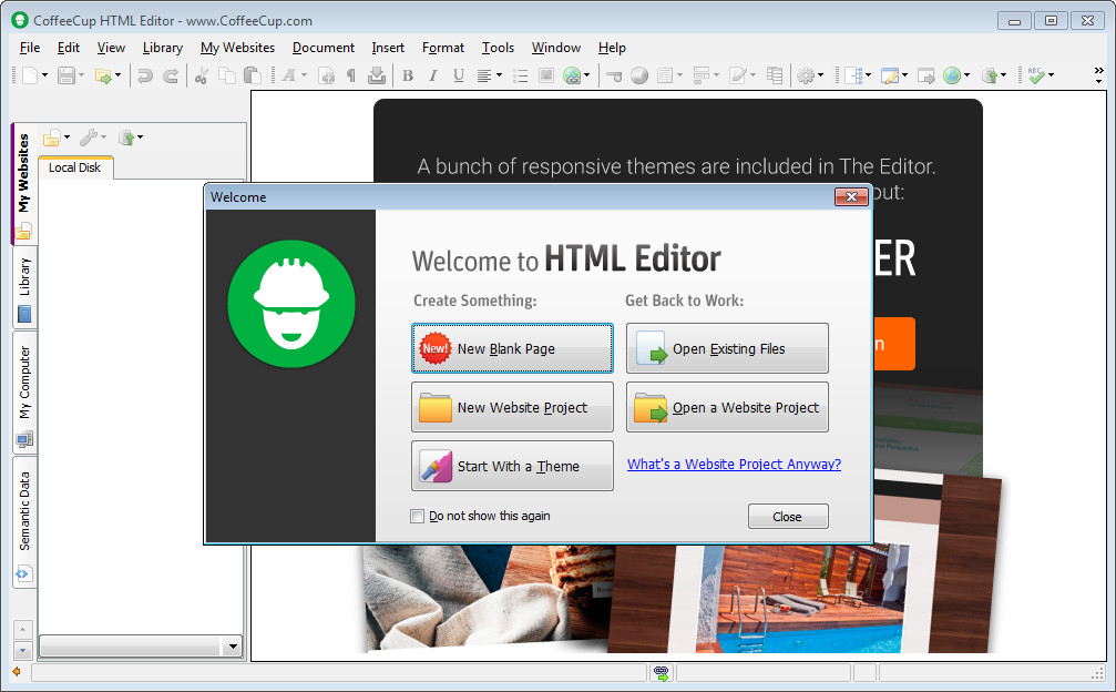 CoffeeCup HTML Editor 16.1 Build 808