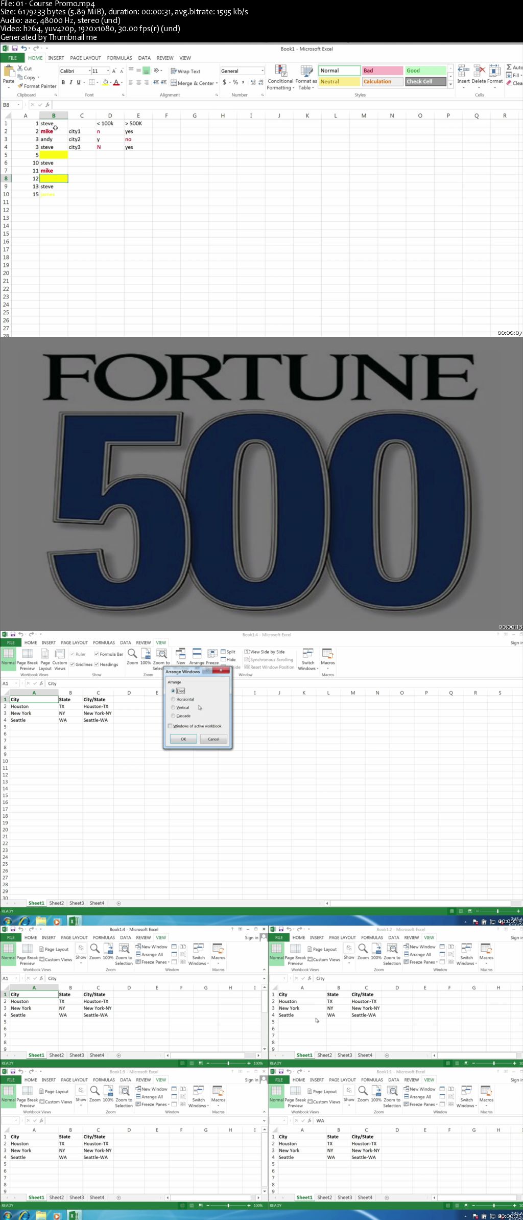 Excel Productivity