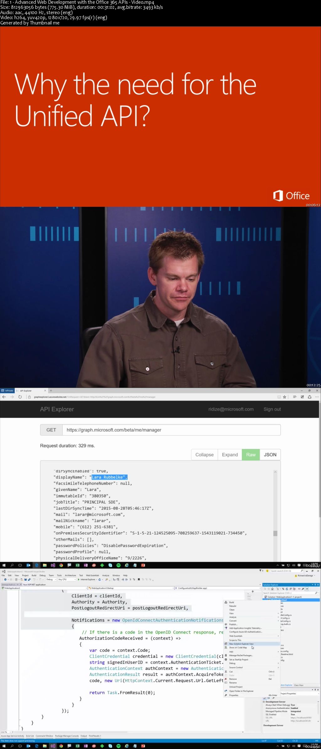 Advanced Web Development with the Office 365 APIs