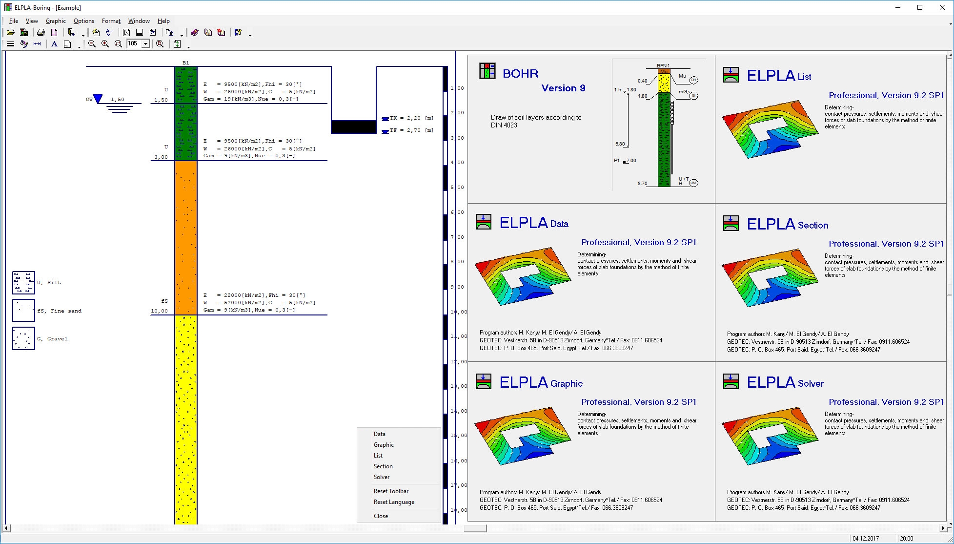GEOTEC ELPLA Professional 9.2 SP1