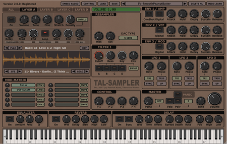 Togu Audio Line TAL-Sampler v2.0.0 WiN / OSX