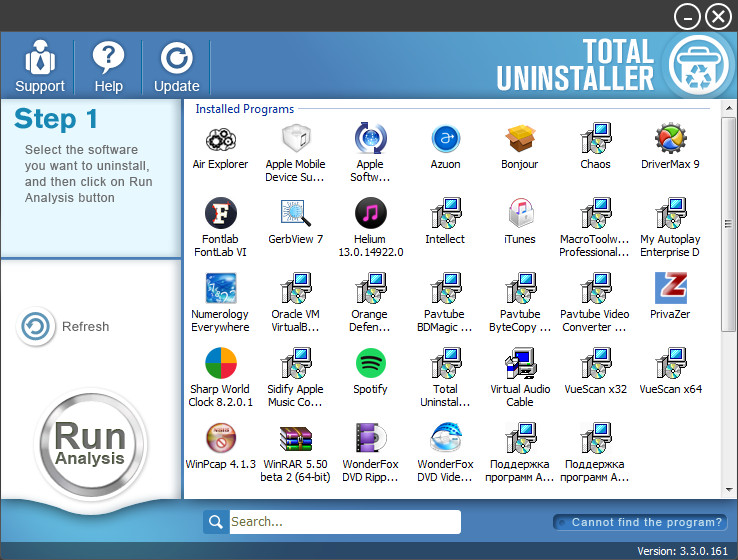 Total Uninstaller 3.3.0.161