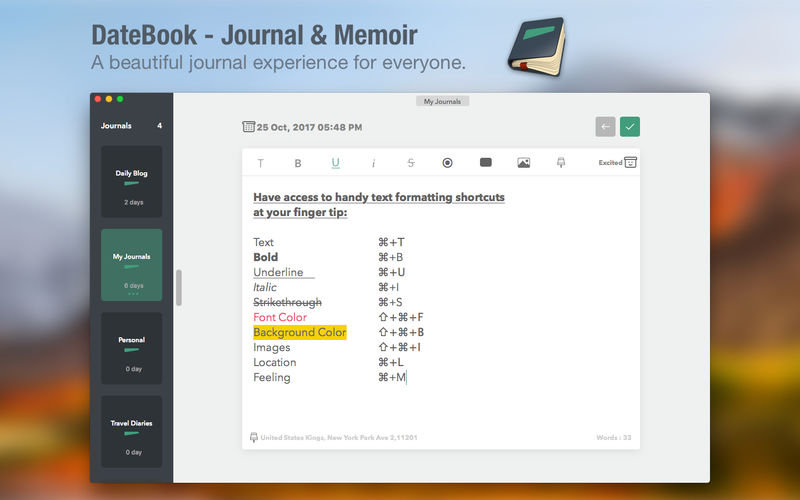 DateBook 1.0.5 MacoS