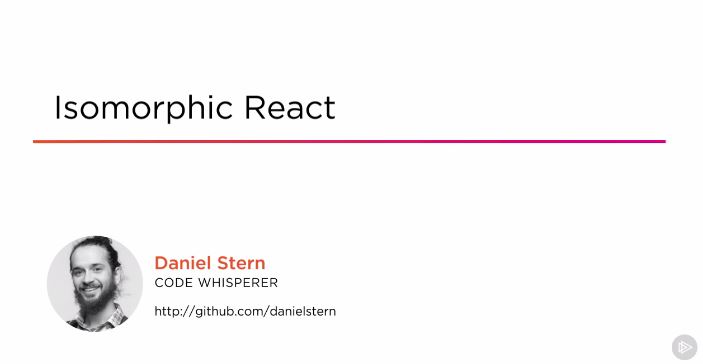 Isomorphic React