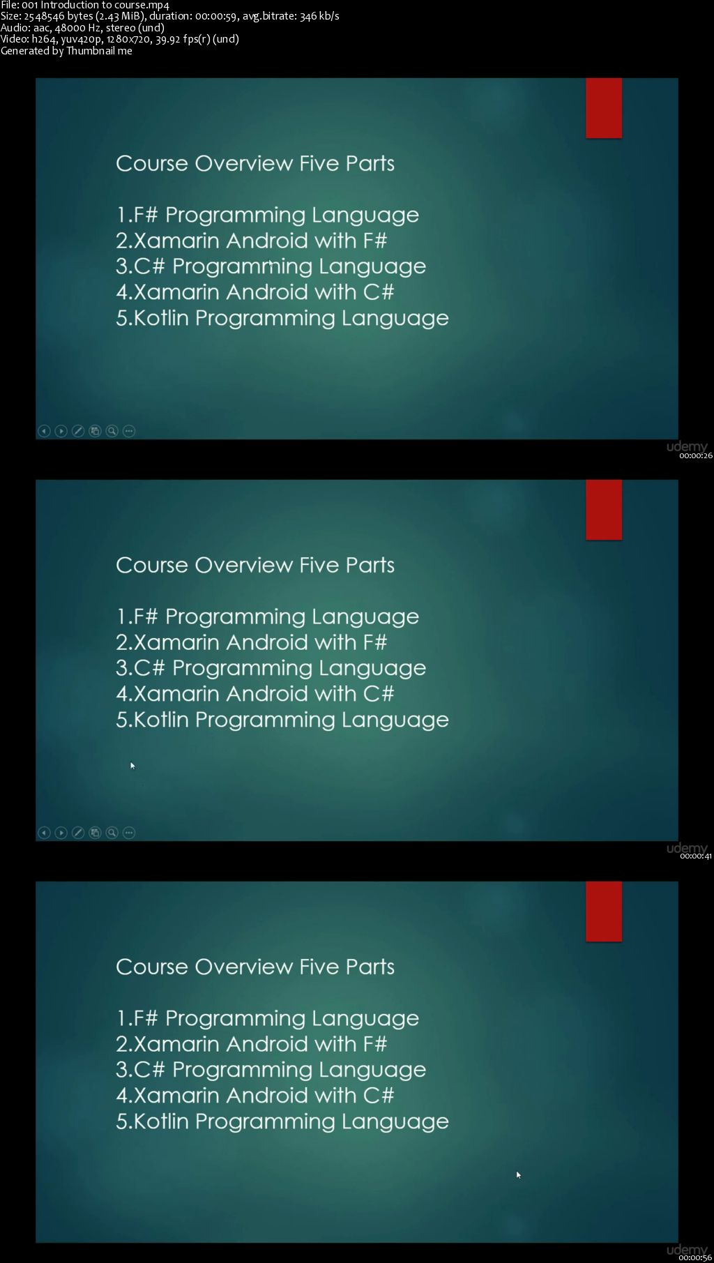 Xamarin Android development with F# and C# & Learn Kotlin
