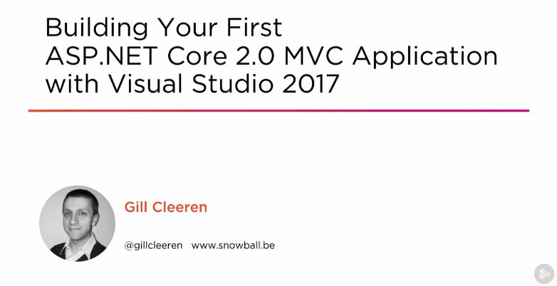 Building Your First ASP.NET Core 2.0 MVC Application with Visual Studio 2017