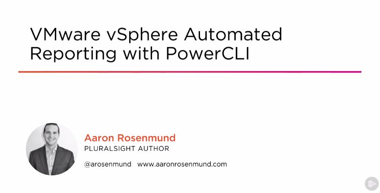 VMware vSphere Automated Reporting with PowerCLI