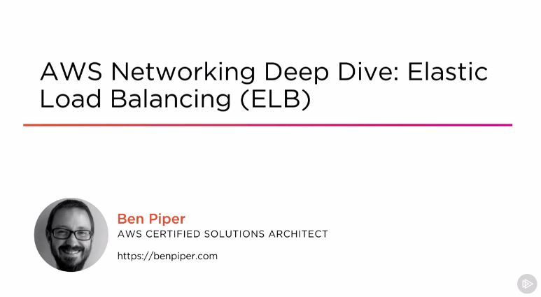 AWS Networking Deep Dive: Elastic Load Balancing (ELB)