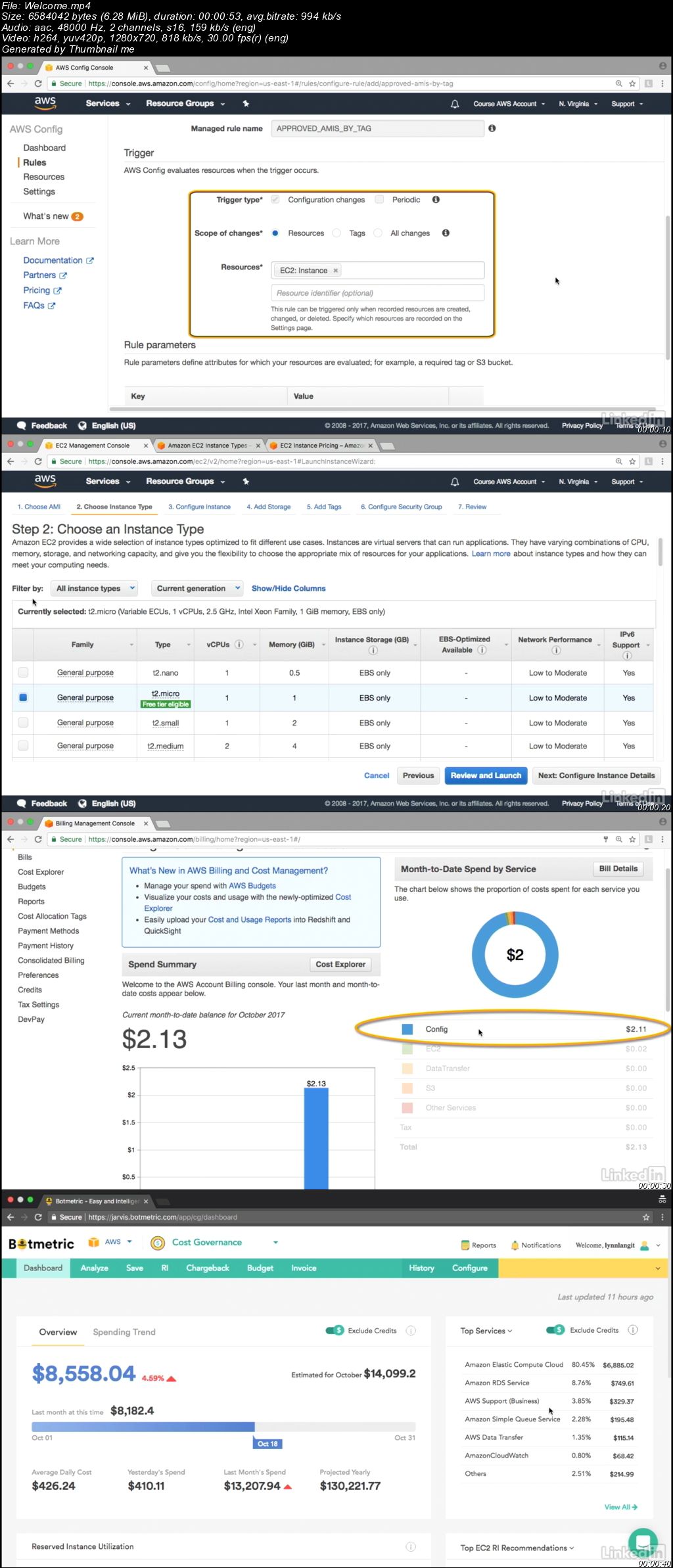 Amazon Web Services: Controlling Cost