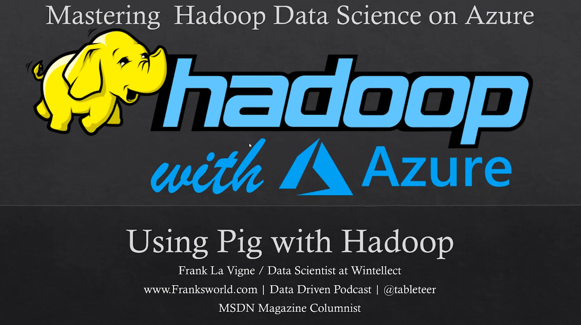 Using Pig with Hadoop
