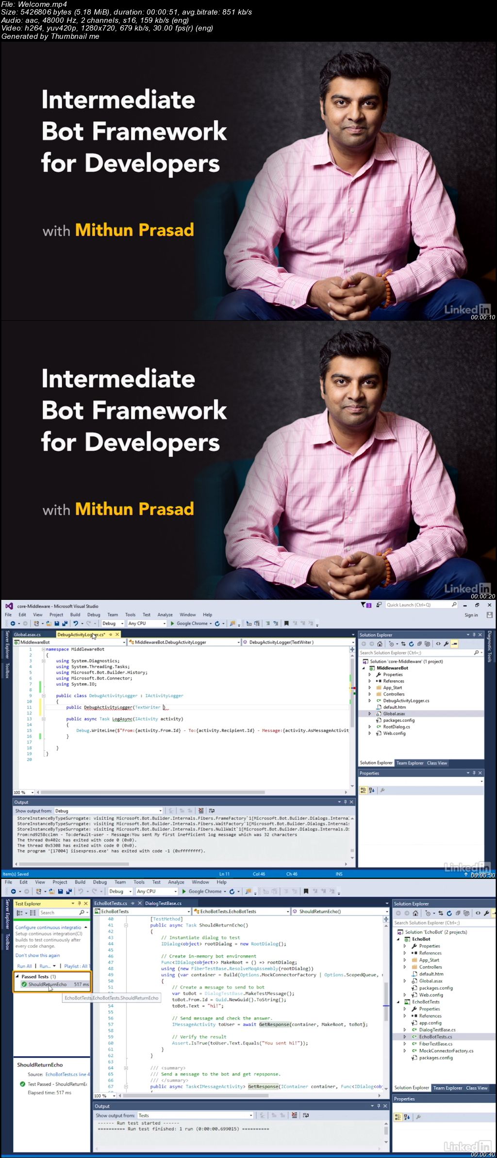 Intermediate Bot Framework for Developers