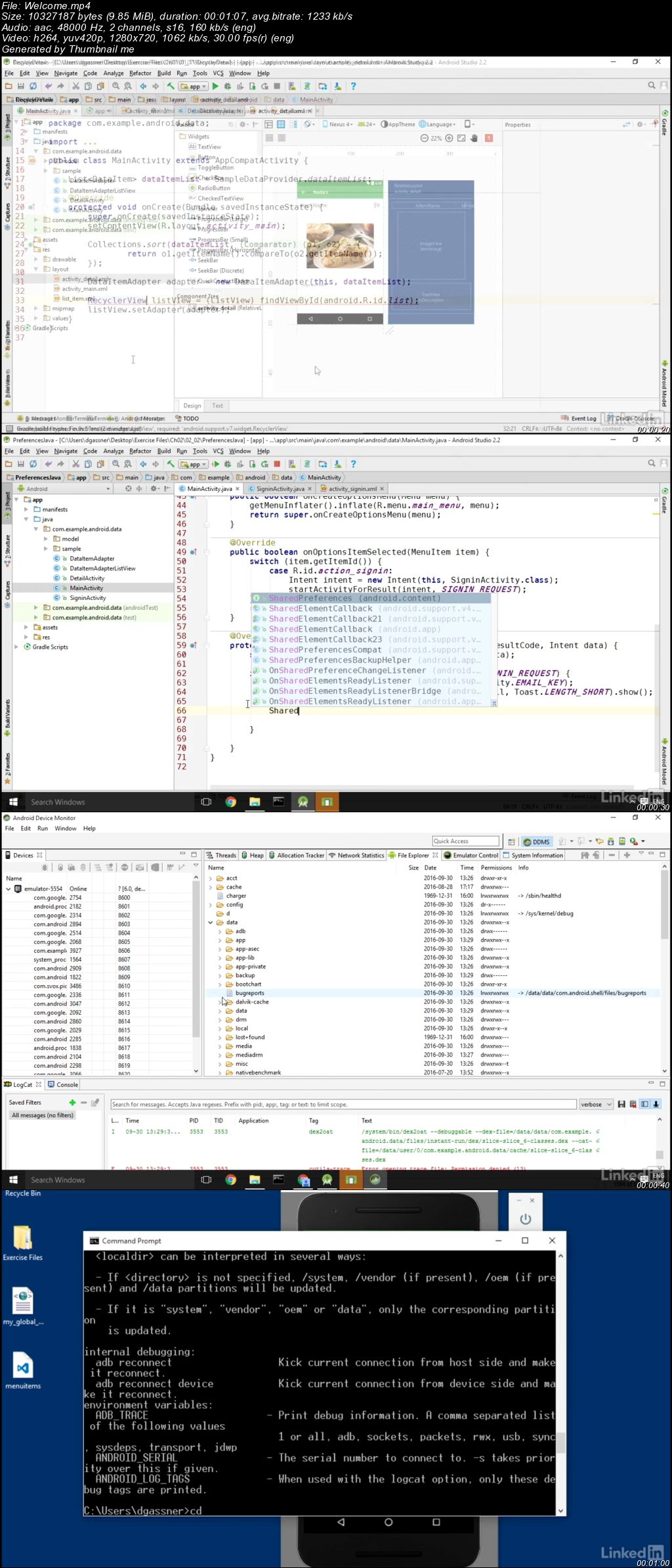 Android Development Essential Training: Local Data Storage