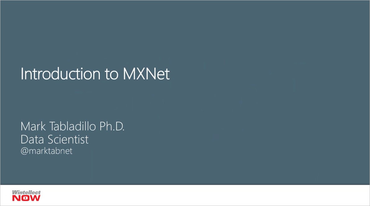 Building Neural Networks with MXNet