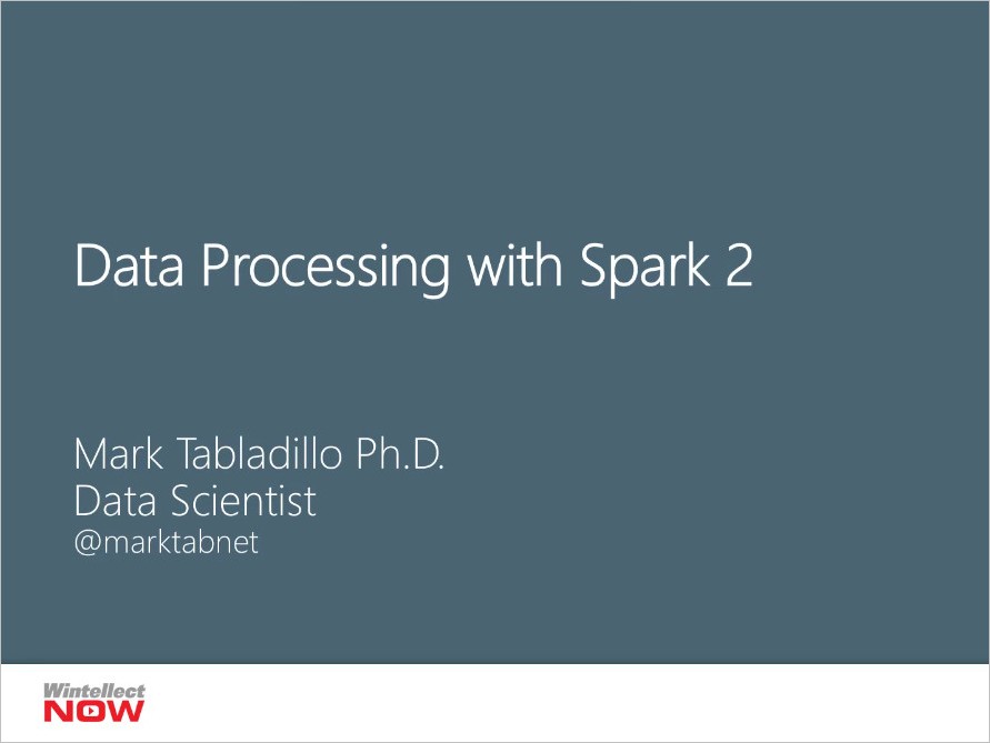 Data Processing with Spark 2