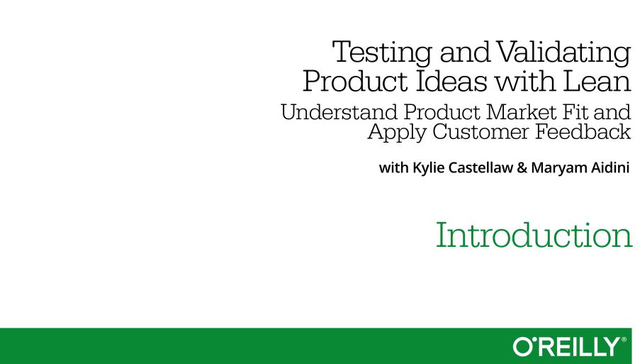 Testing and Validating Product Ideas with Lean