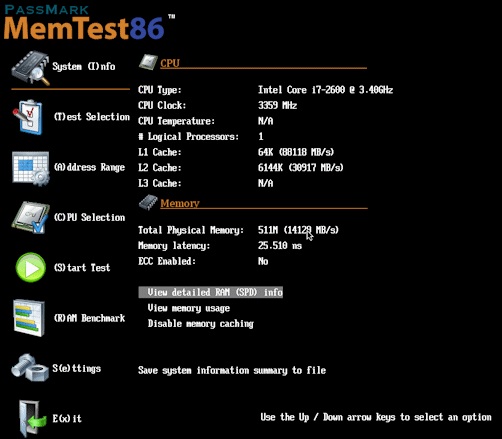 PassMark MemTest86 7.5 Pro Edition