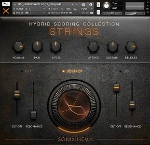 Sonixinema Hybrid Scoring Collection Strings v1.0 KONTAKT