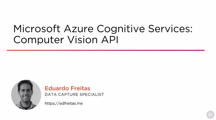 Microsoft Azure Cognitive Services: Computer Vision API