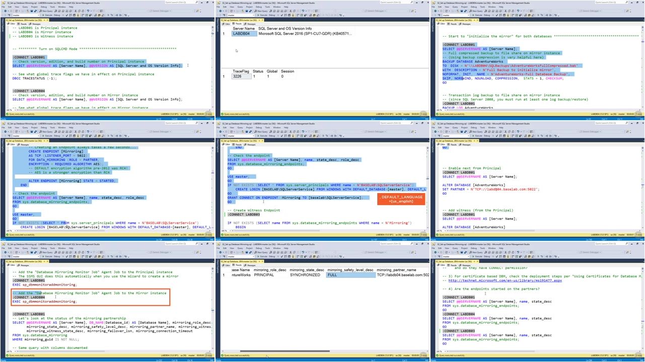 SQL Server: Understanding, Configuring and Troubleshooting Database Mirroring