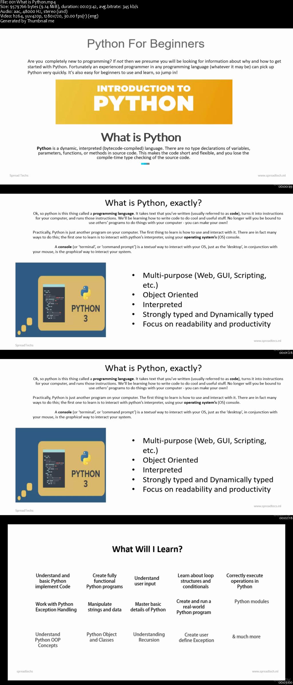 Python 3 For Beginner - Object-Oriented Programming
