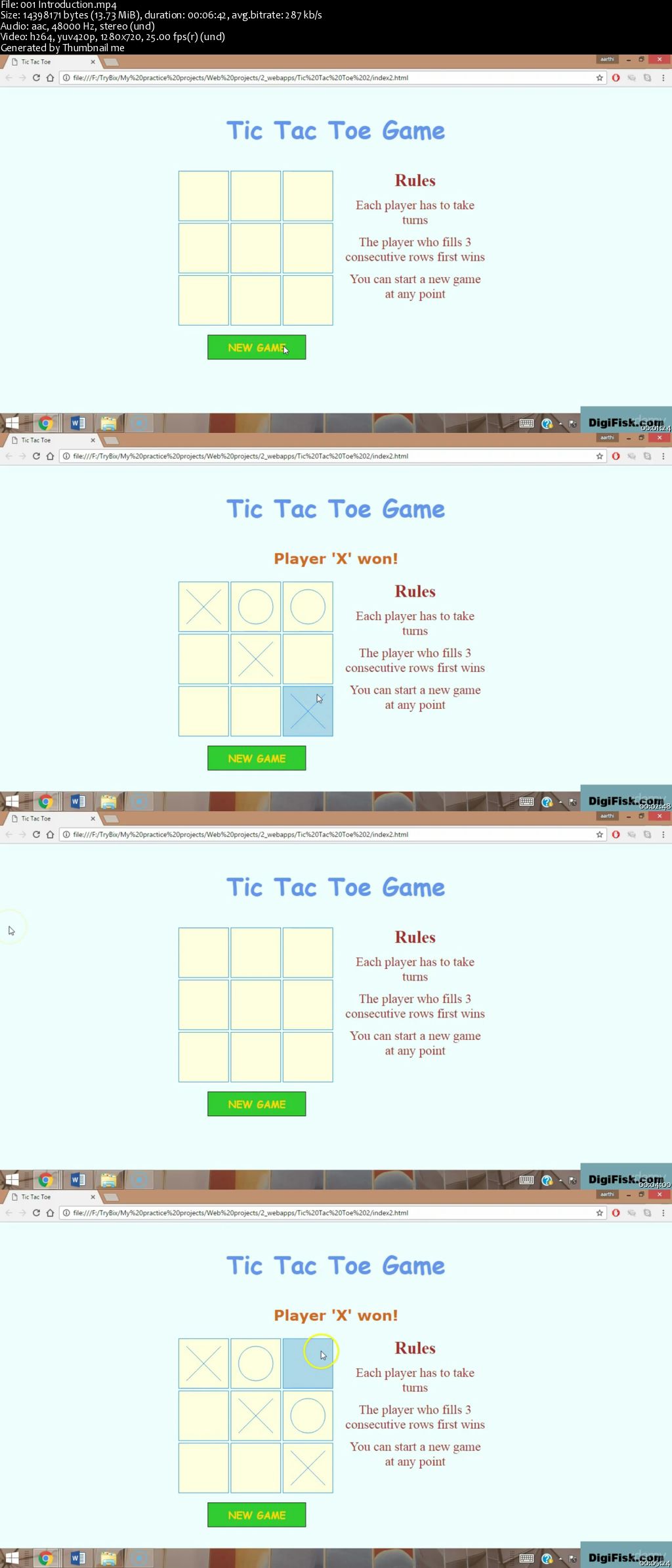 Learn Javascript & HTML5 Canvas - Build A Tic Tac Toe Game
