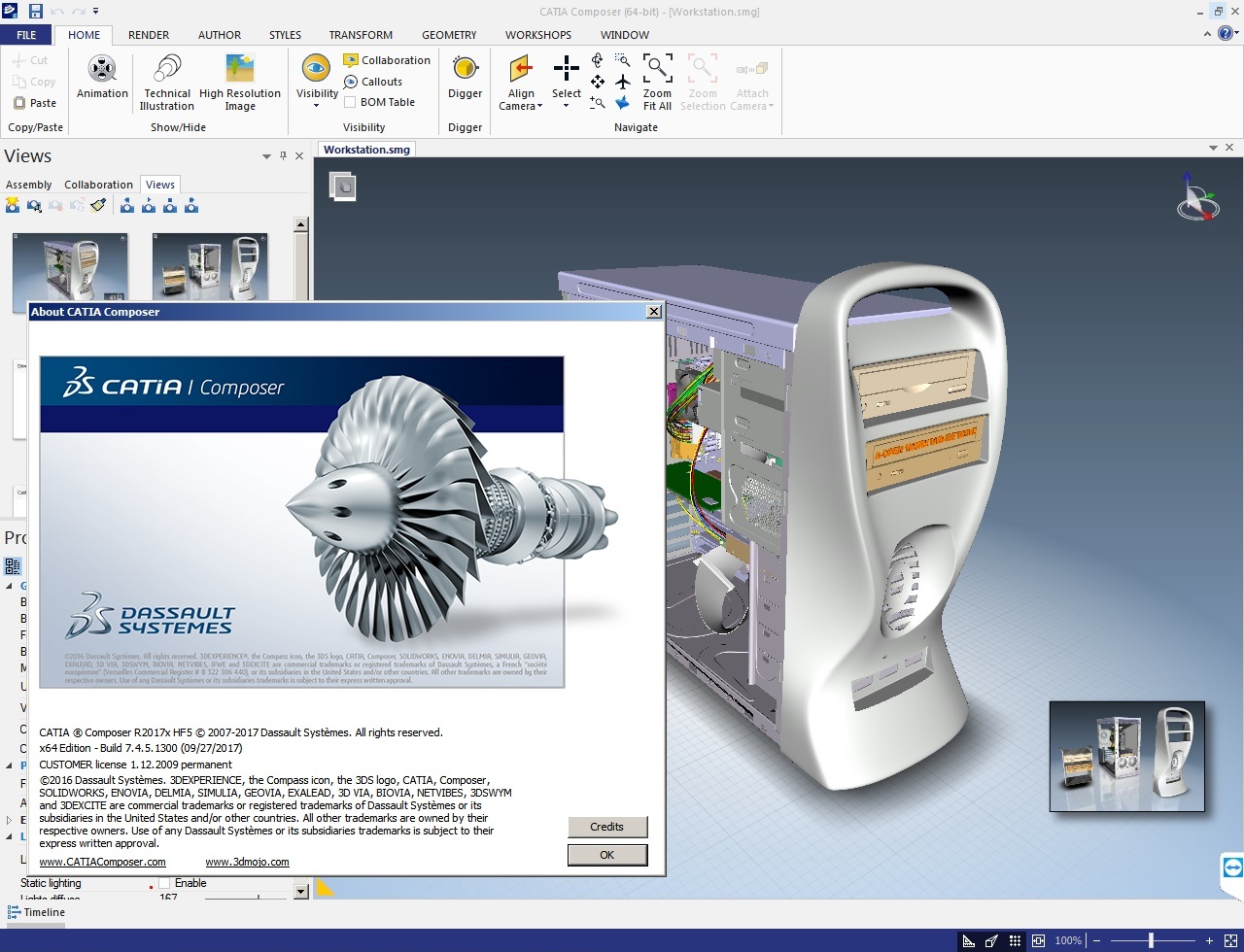 DS CATIA Composer R2017x Refresh5