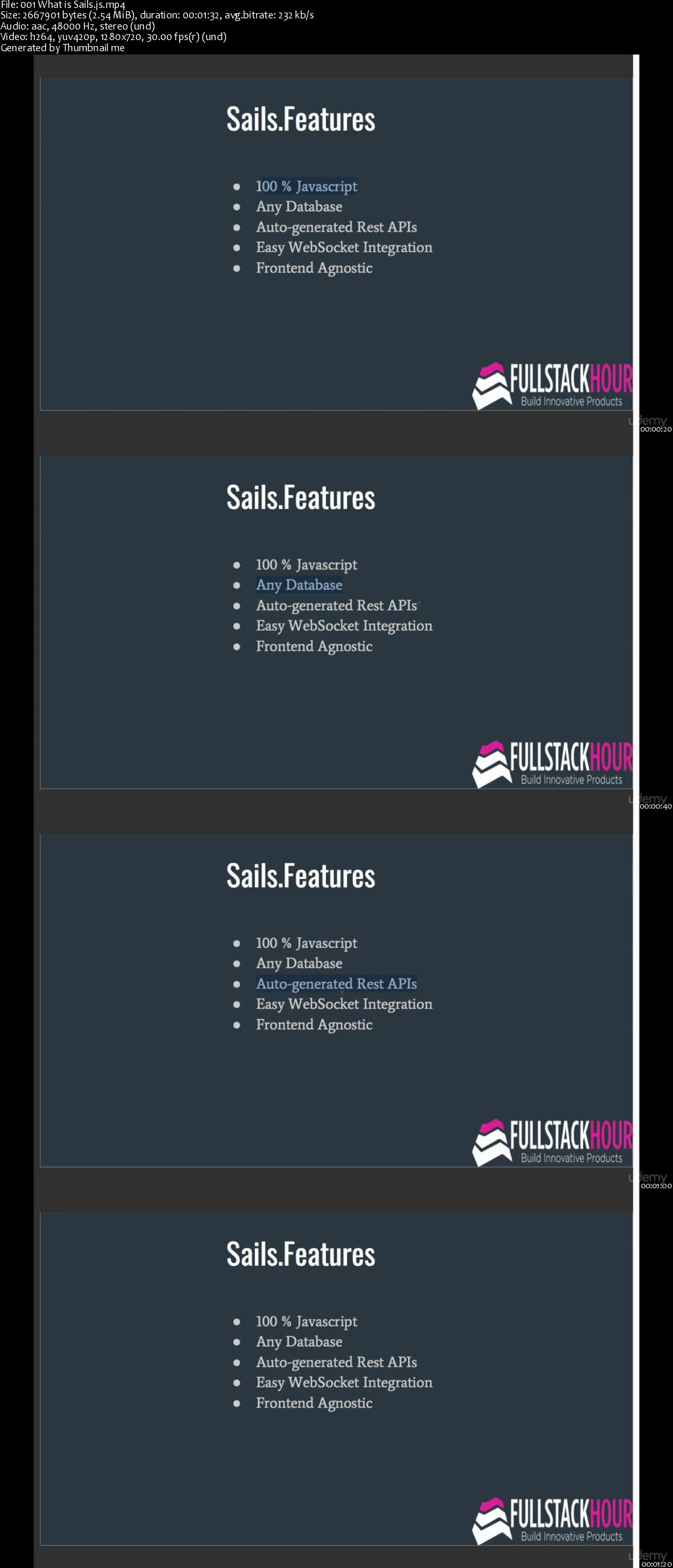 Node:js : Building Rest Apis with Sails.js