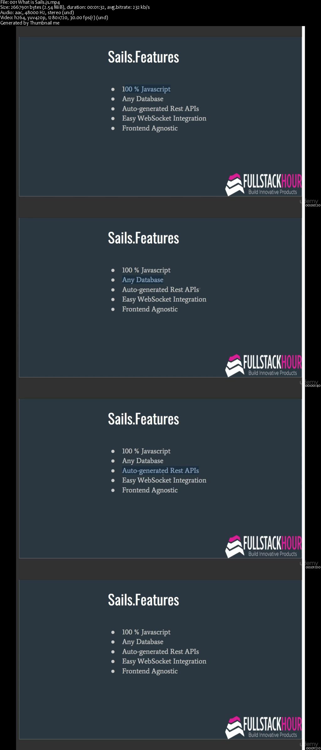 Node:js : Building Rest Apis with Sails.js