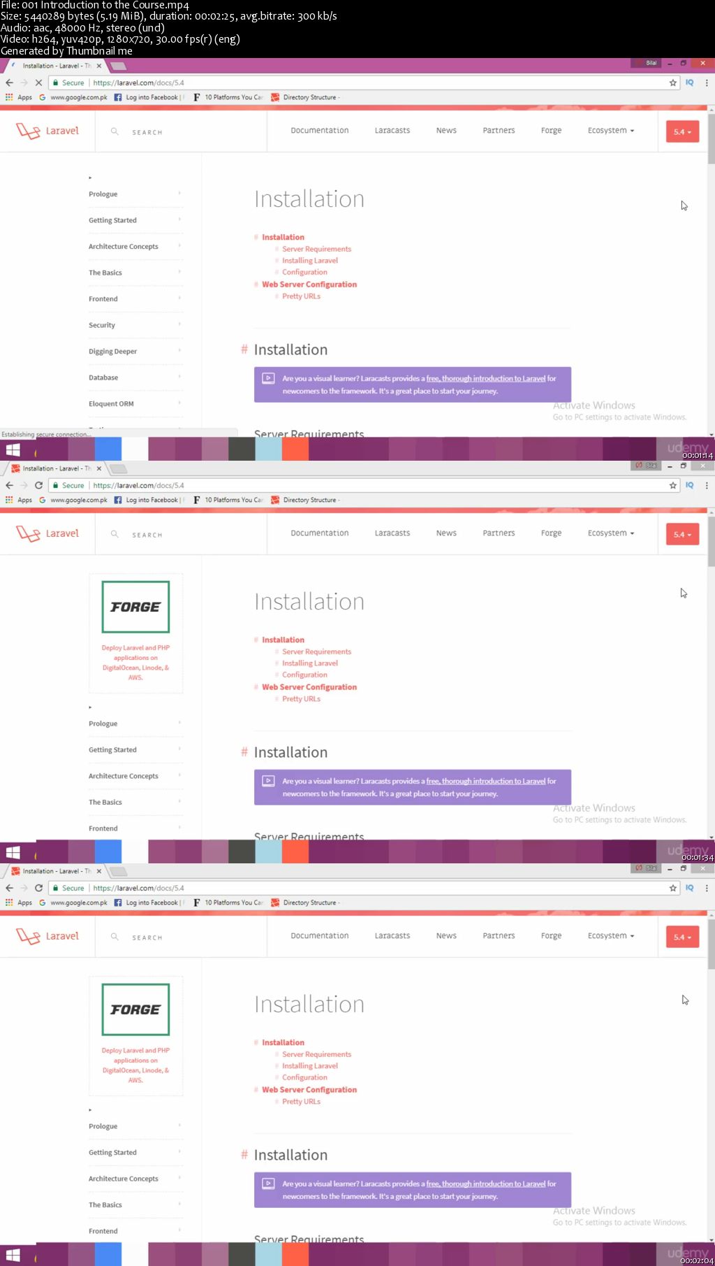 Learn Laravel 5 Framework by building a professional Website