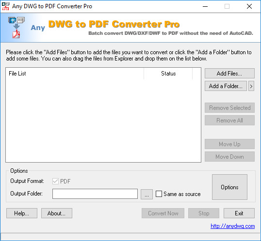 Any DWG to PDF Converter Pro 2018.0 + Portable