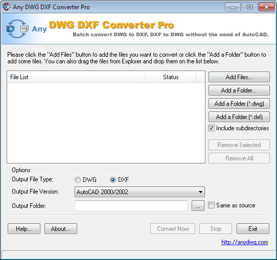 Any DWG DXF Converter Pro 2018.0