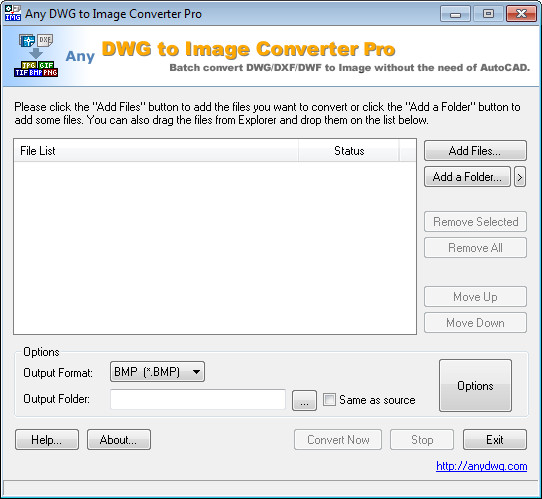 Any DWG to Image Converter Pro 2018.0