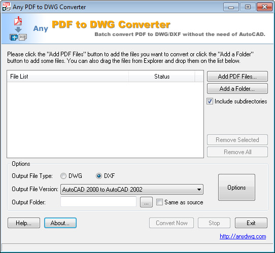 Any PDF to DWG Converter 2018.0 + Portable