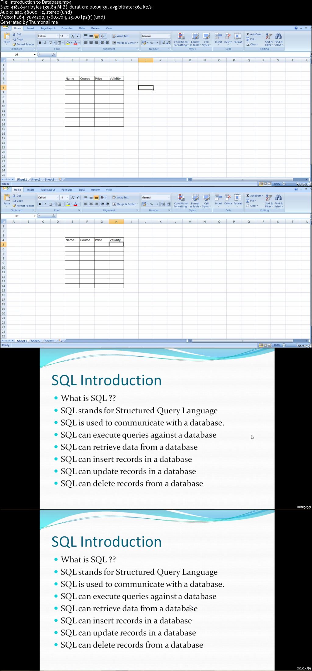 Learn SQL and Database Testing from Scratch+ Unix material