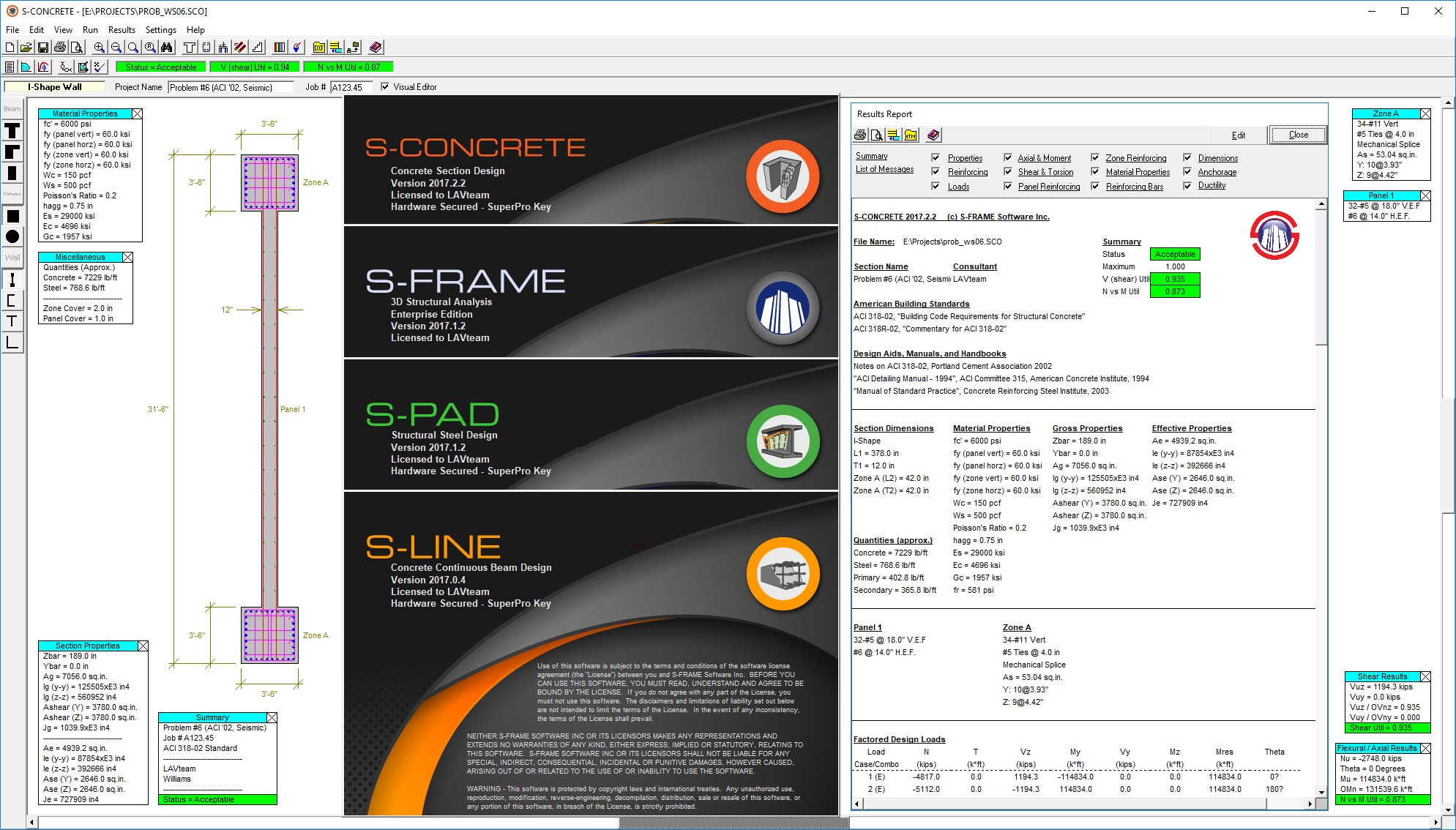 S-FRAME Products 2017 Suite