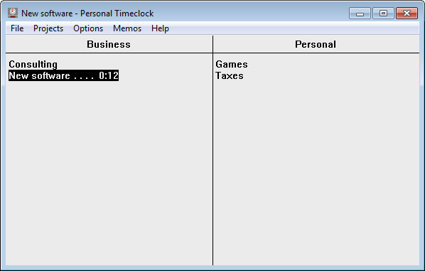 Personal Timeclock 4.8