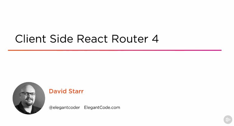 Client Side React Router 4