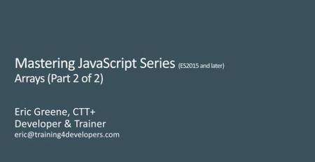 Arrays in JavaScript, Part 2